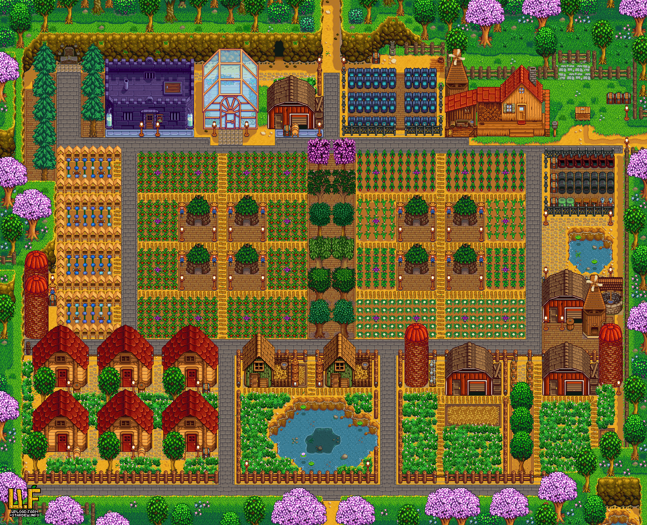 Farm Plan Render - Upload.farm Stardew Valley Summary Generator