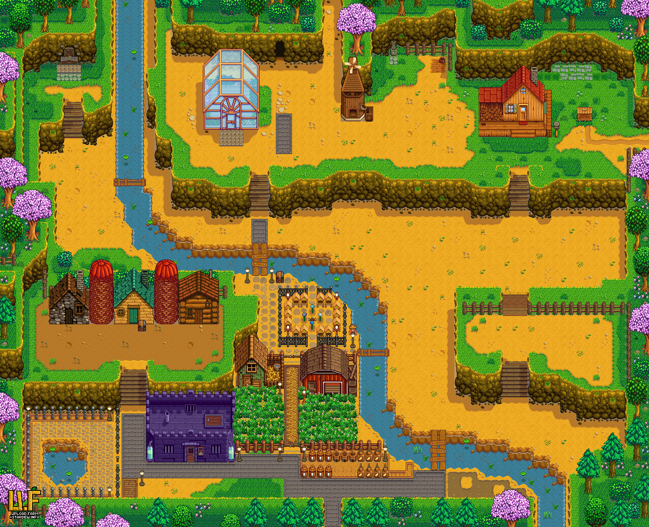 Farm plan render upload.farm Stardew Valley Summary Generator