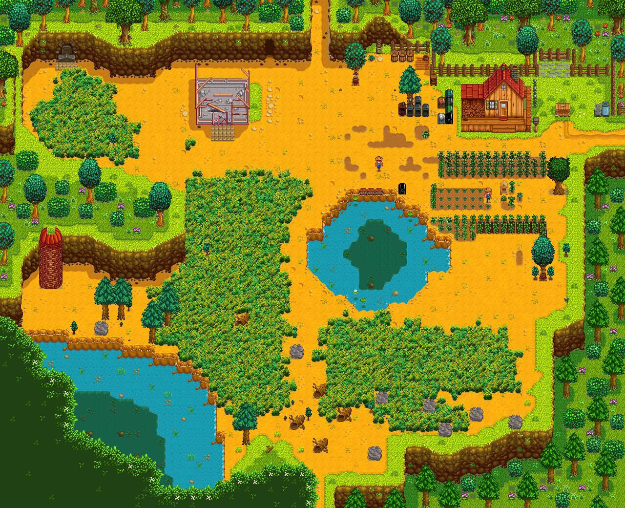 Stardew valley карта фермы