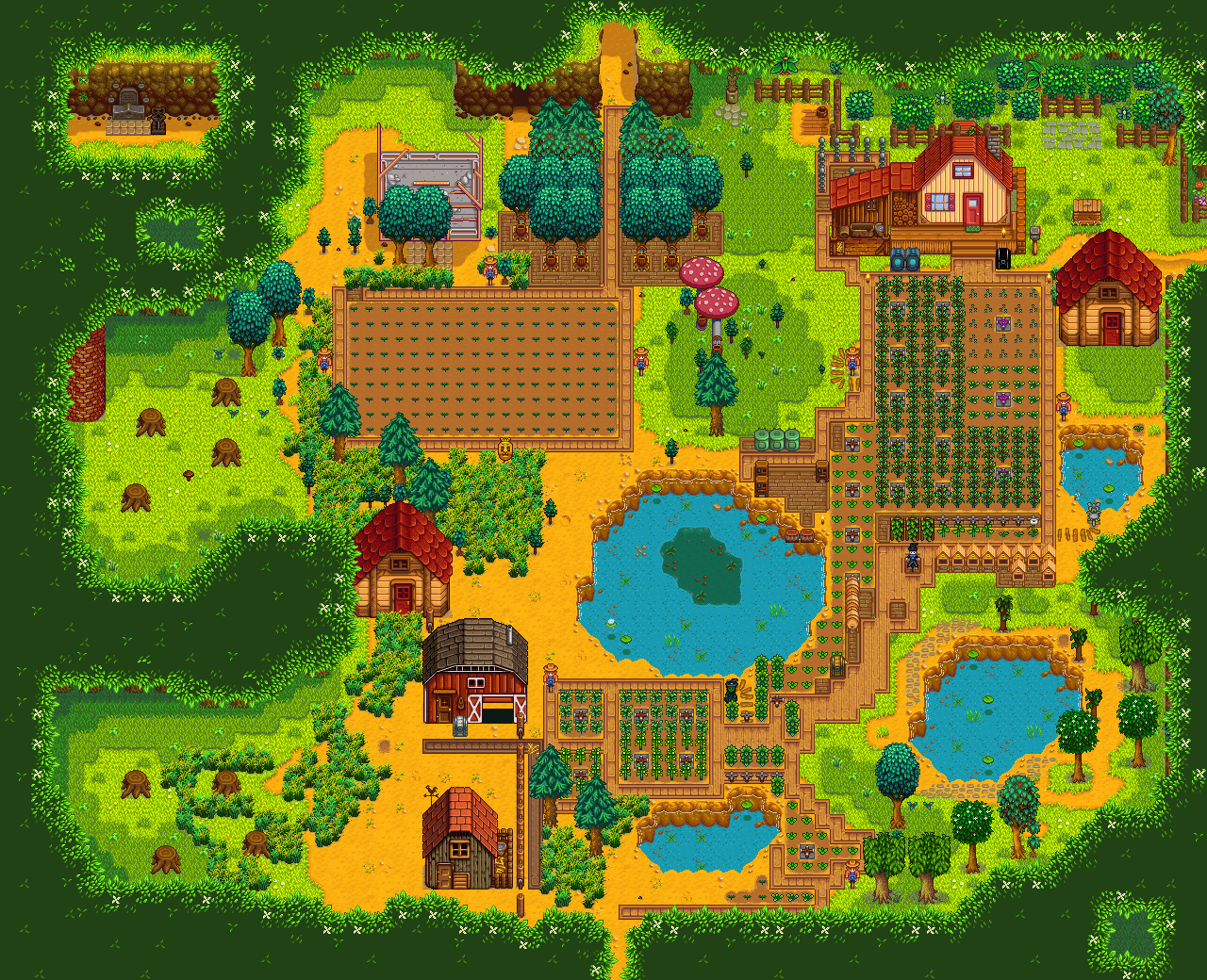 Stardew valley карта фермы