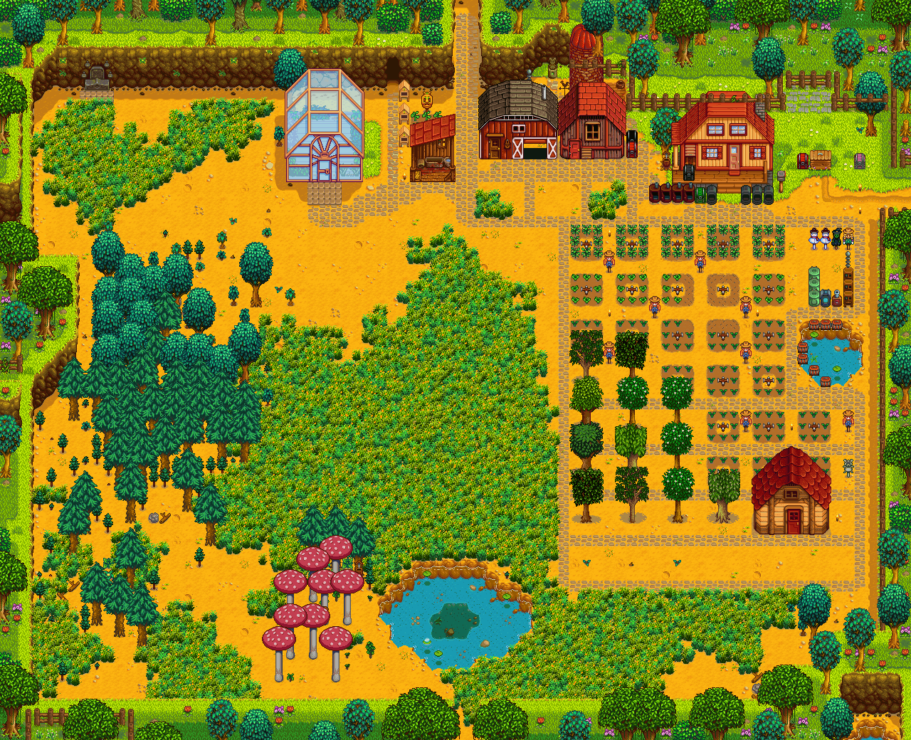 Охота за яйцами stardew valley карта