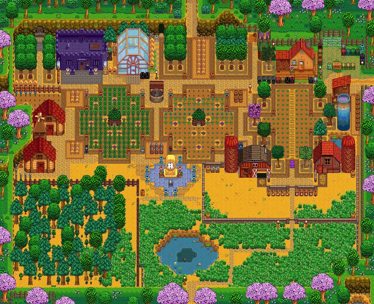 Stardew valley съедобный папоротник. Ферма на реке Stardew Valley. Stardew Valley Речная. Птичник Stardew Valley. Речная ферма Stardew Valley.