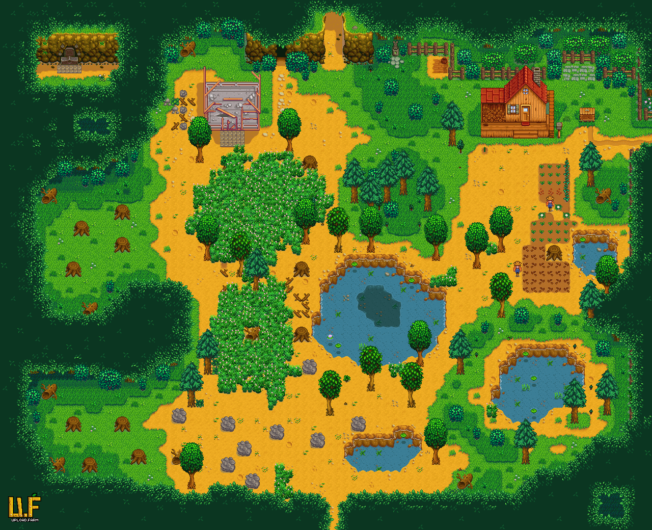 Sunset Farm upload.farm Stardew Valley Summary Generator
