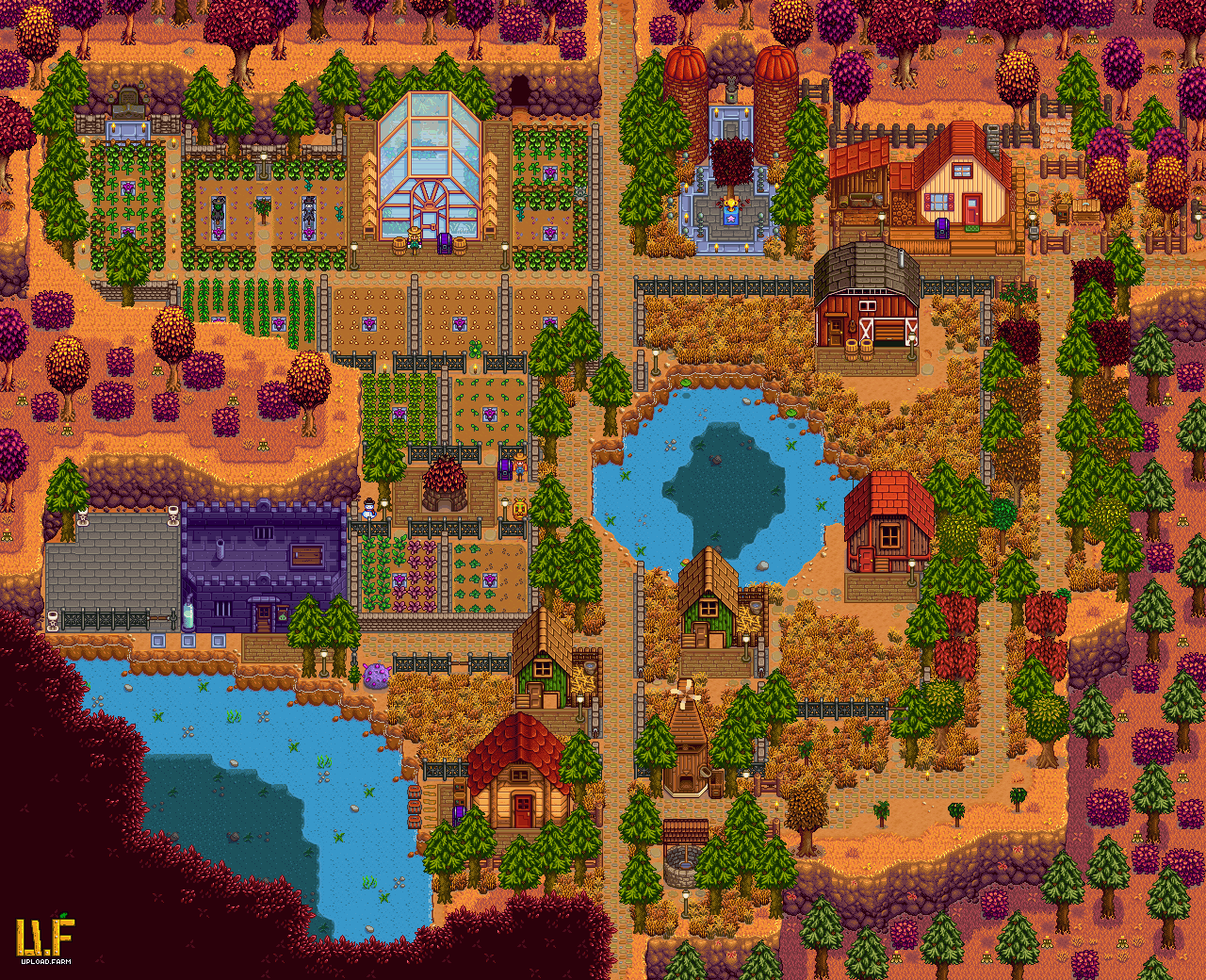 Valley wiki. Stardew Valley ферма. Лесная ферма Stardew Valley. Stardew Valley карта Лесной фермы. Stardew Valley ферма в лесу.