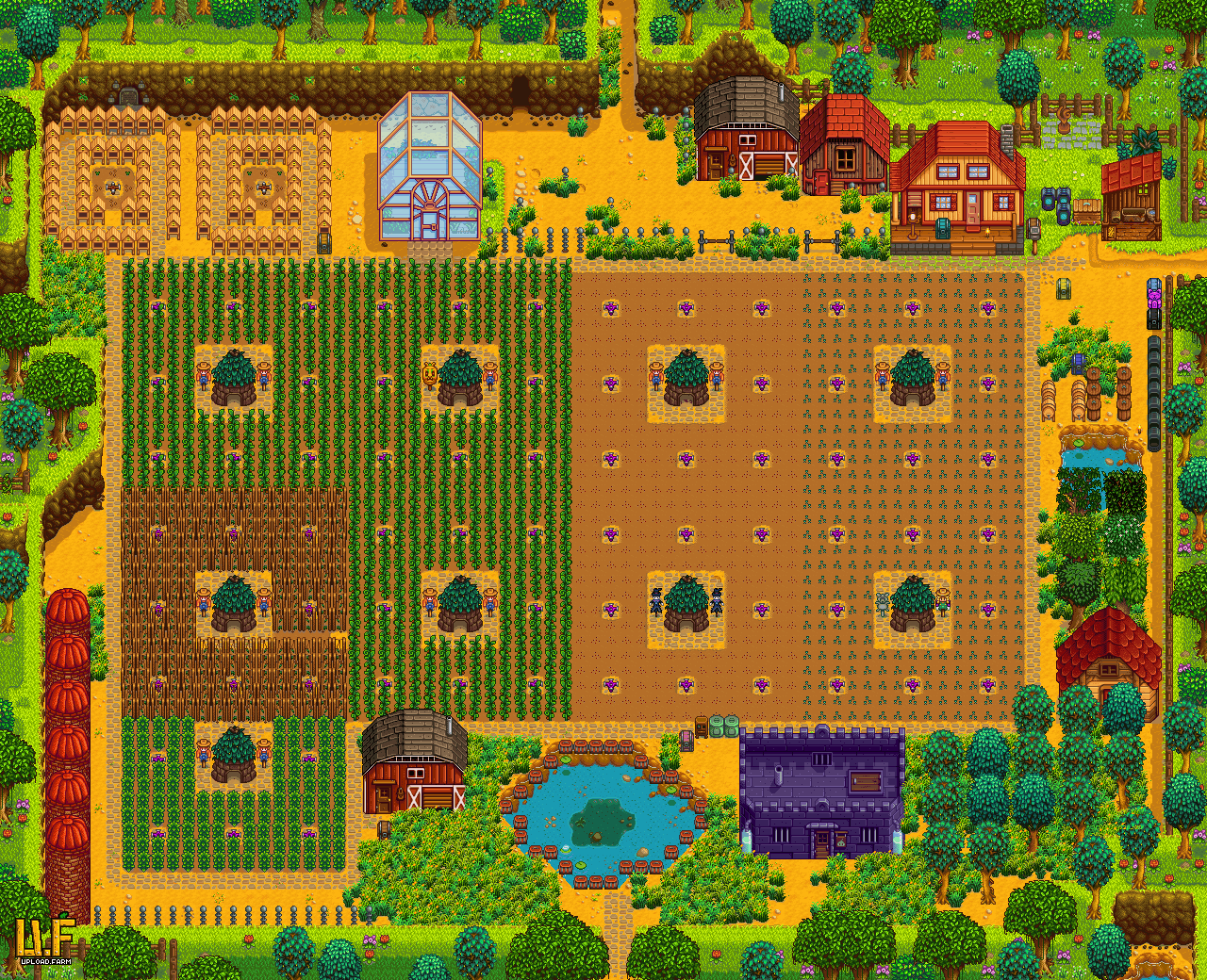 Луговая ферма стардью. Стардью Валли домик Джунимо. Stardew Valley дом Джунимо радиус. Stardew Valley домик Джунимо. Страдью Вали птичник.