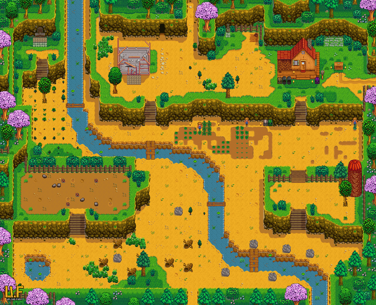 Игра stardew valley где. Stardew Valley Hilltop Farm. Ферма арт Stardew Valley. Stardew Valley ферма рыбы. Звёздная капля Stardew Valley.