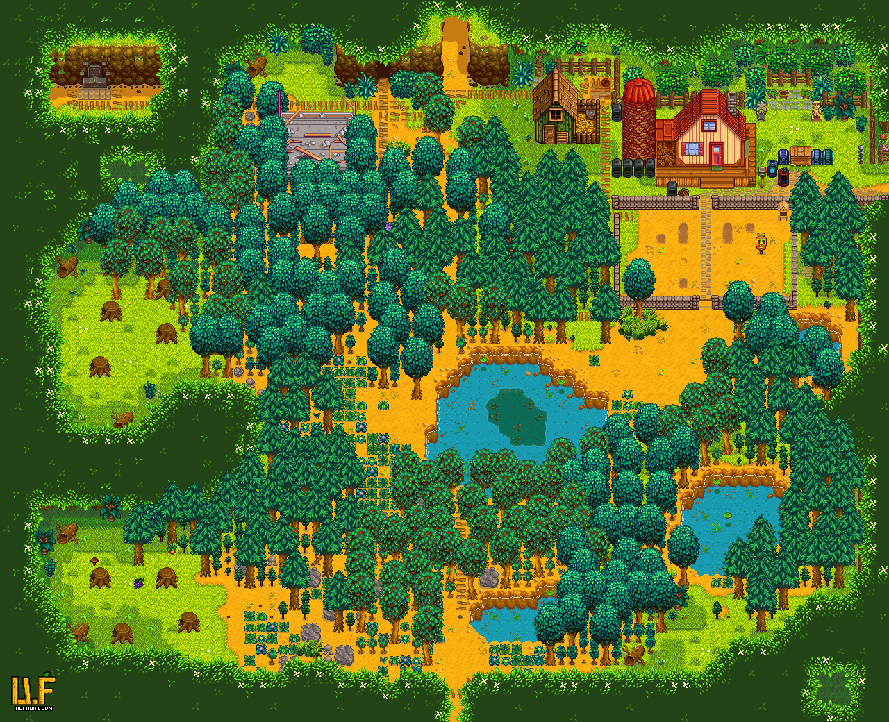 optimal layout for honey in stardew valley