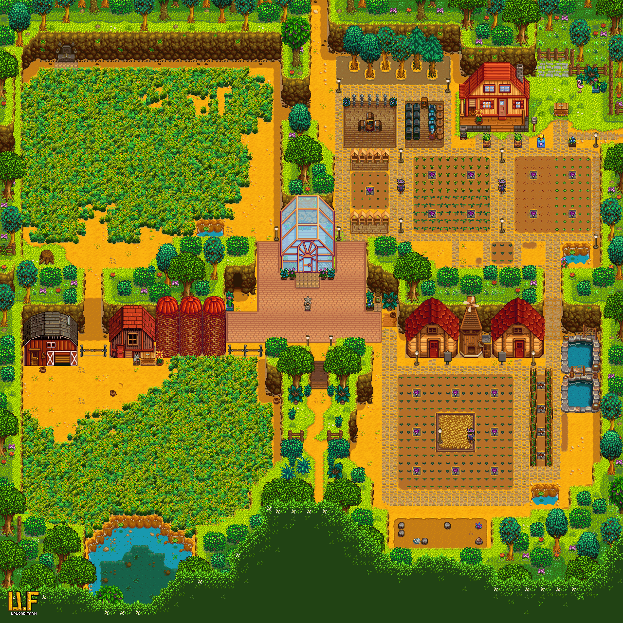 Four Corners Farm Upload farm Stardew Valley Summary Generator