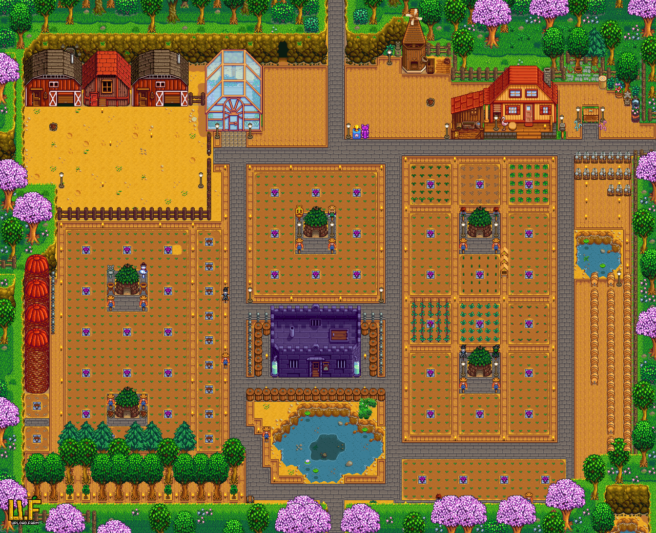 Alho e cebola Farm - upload.farm Stardew Valley Summary Generator