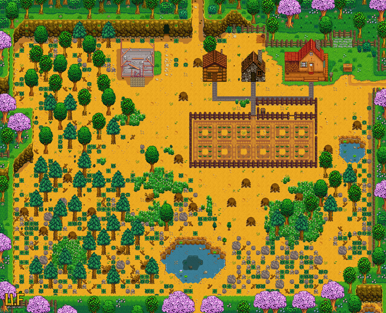 Stardew valley схема фермы