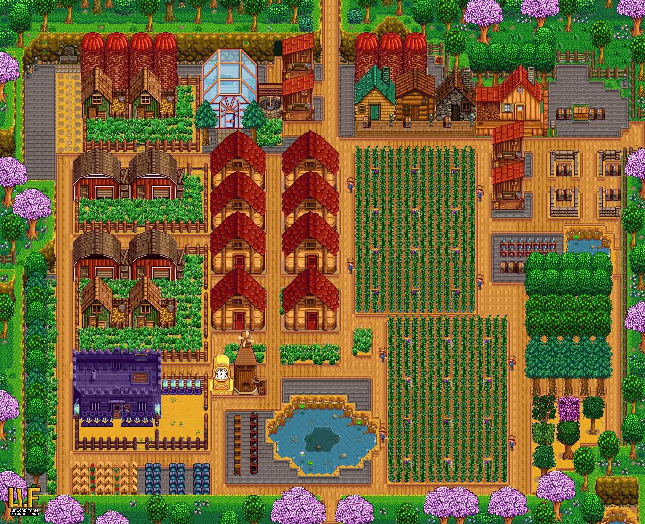 Farm plan render - upload.farm Stardew Valley Summary Generator