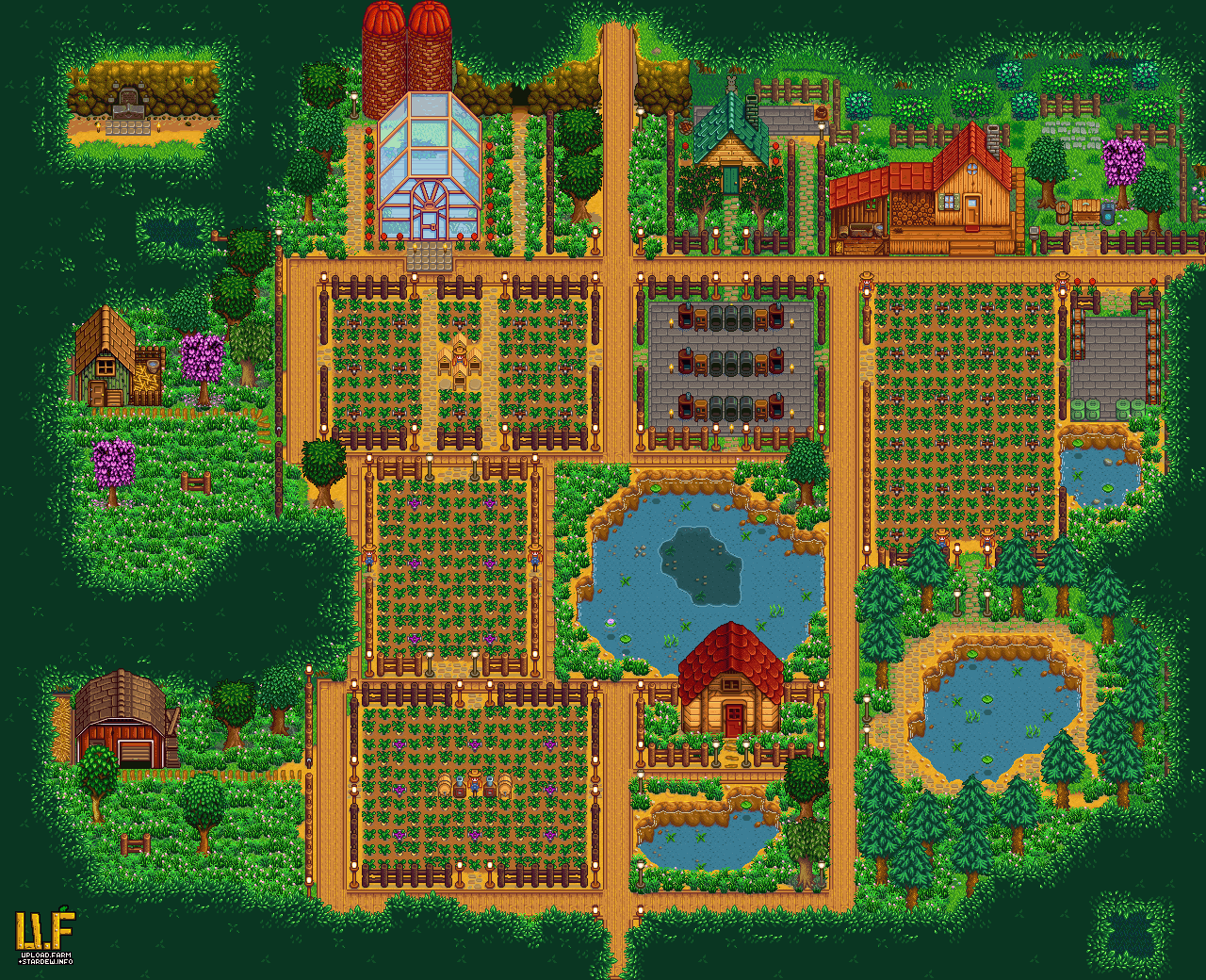 Farm plan render - upload.farm Stardew Valley Summary Generator