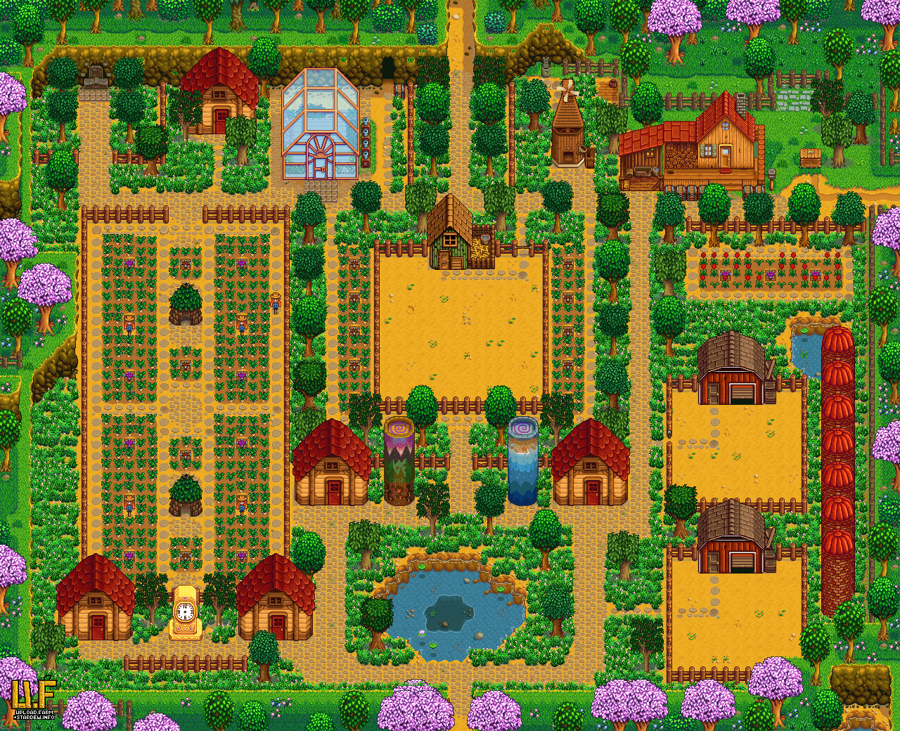 Farm Plan Render - Upload.farm Stardew Valley Summary Generator