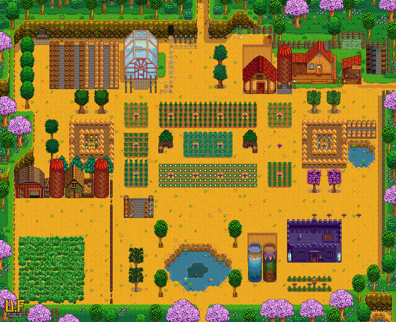 Farm plan render - upload.farm Stardew Valley Summary Generator