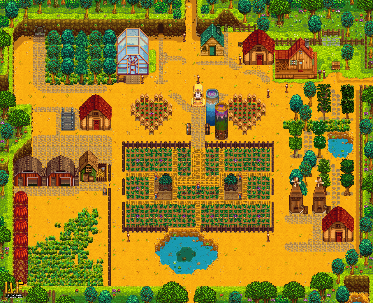 Farm Plan Render Uploadfarm Stardew Valley Summary Generator