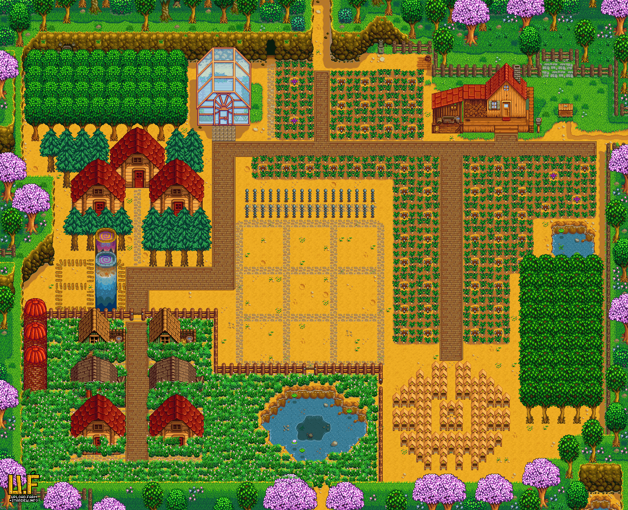 Farm plan render - upload.farm Stardew Valley Summary Generator