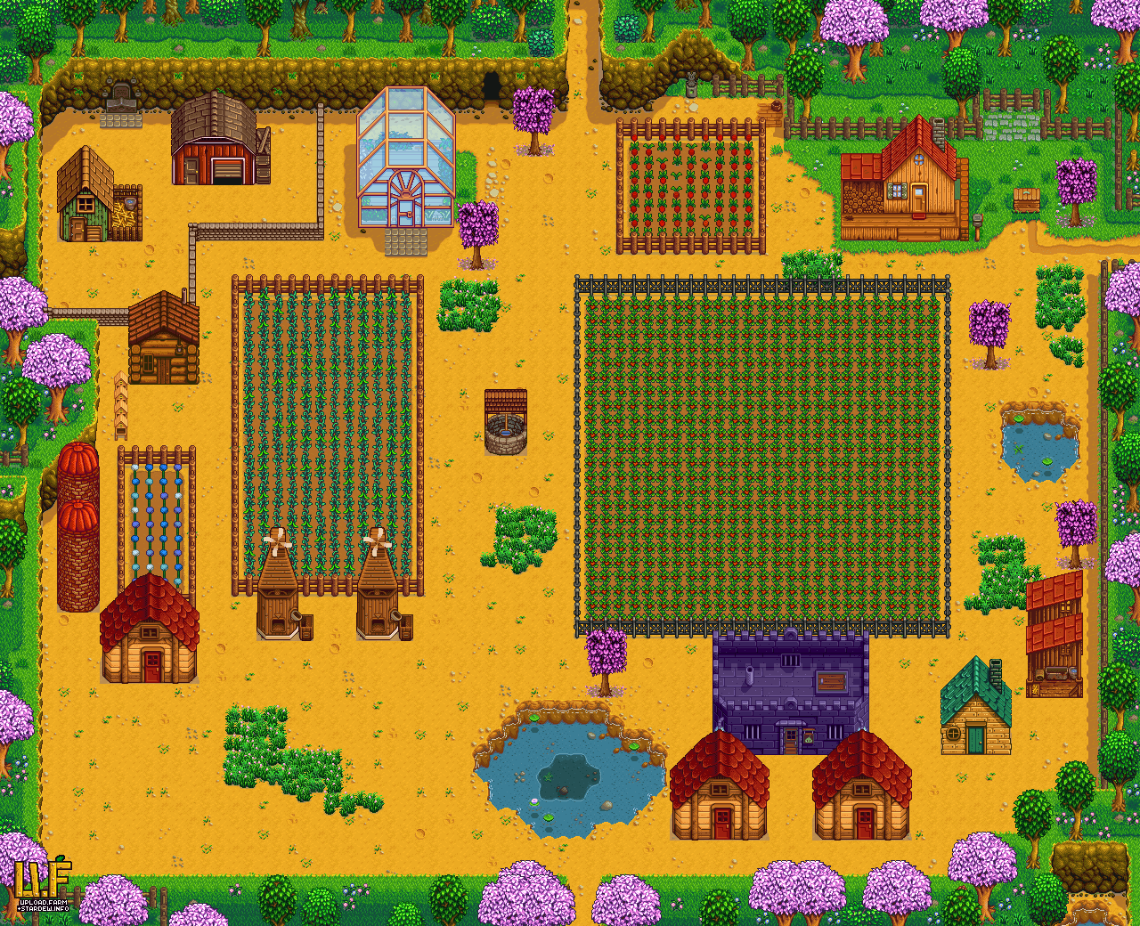 Farm plan render - upload.farm Stardew Valley Summary Generator